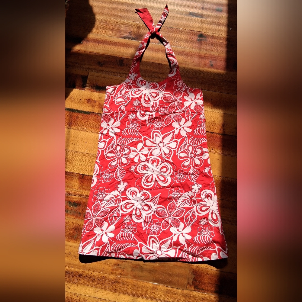 Vintage Mossimo Supply Co. Red and White Reversible dress